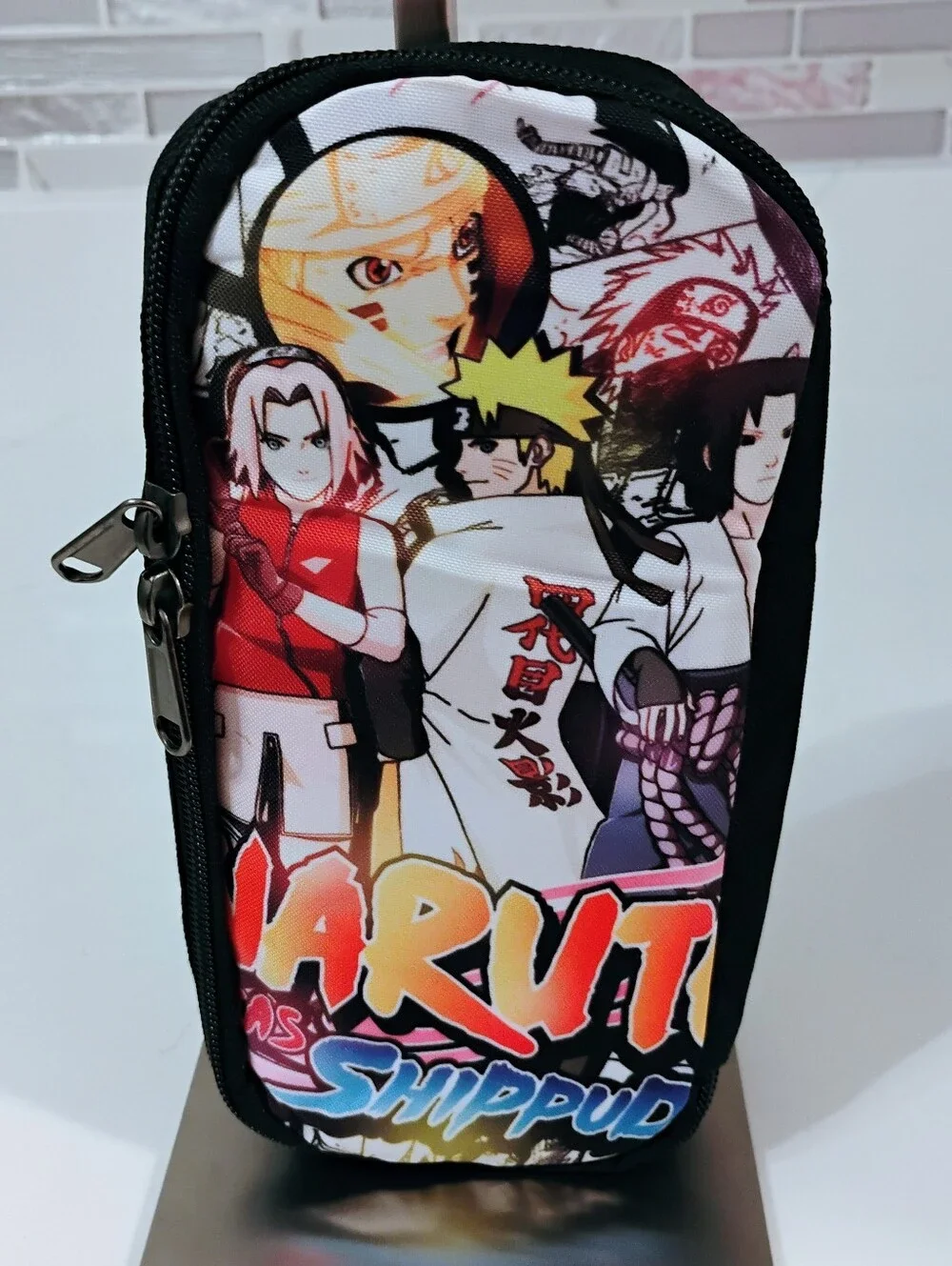 NEW 3FER Naruto Shippuden Backpack Set w/ Lunchbox, Pencil Case & A BONUS